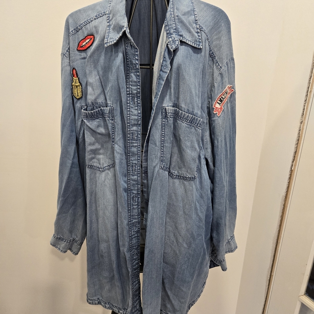 Long Jean jacket